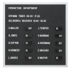 Satin Silver Frame - Peg Letterboard (ECON-1-4) - Image 4