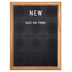 Solid Oak Frame - Peg Letterboard
