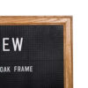 Solid Oak Frame - Peg Letterboard - Image 2